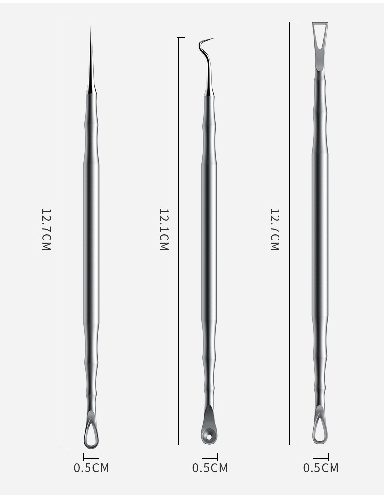 New German Ultra-fine Cell Pimples Blackhead Whitehead Clip Beauty Salon Special Remove Acne Fat Particles Needle Tool