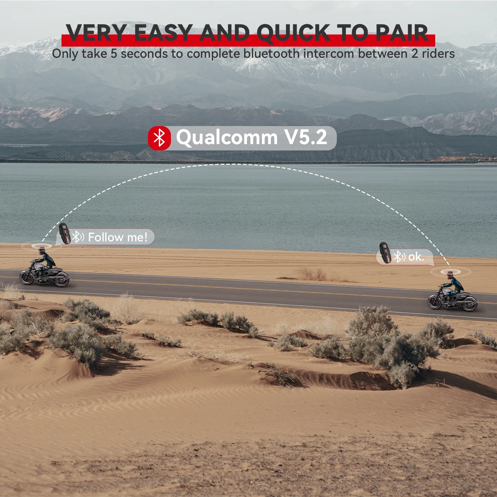 XGP-intercomunicador para motocicleta, cascos con Bluetooth, Control por voz, DSP/CVC/micrófono, reducción de ruido, 1000mAh, accesorios para motocicleta