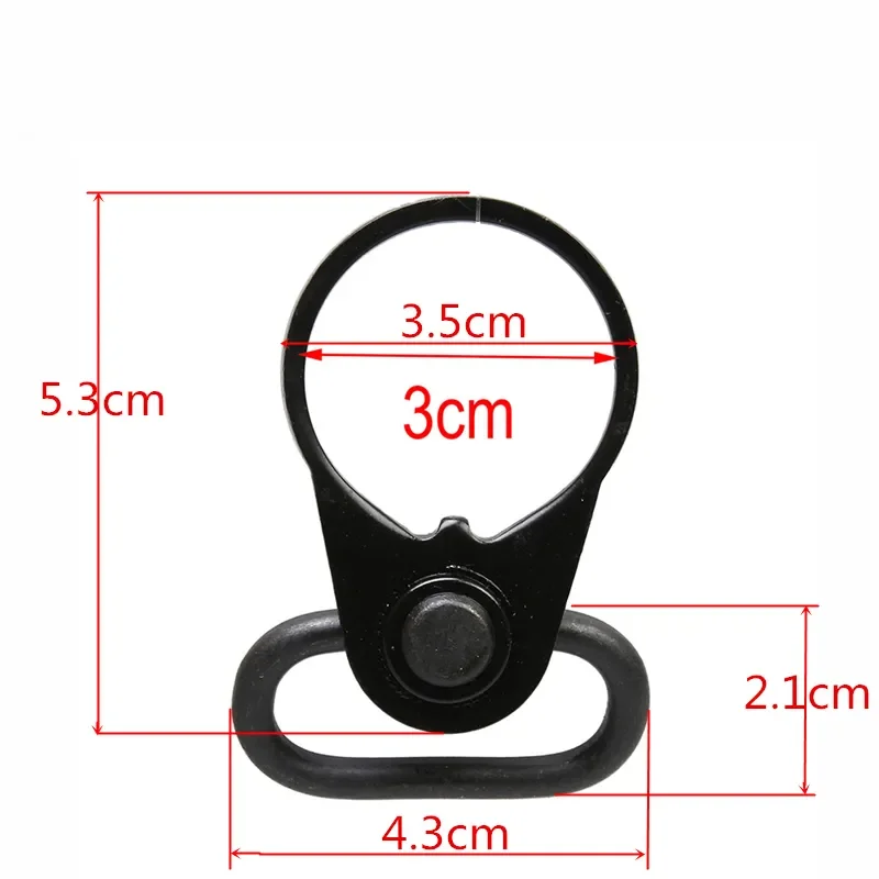 GBB Quick Detach Release QD Sling Rotating Scope Mounting Ring .223 AR15 Hunting Accessories Fits 20mm Rail Weapon QD Adapter
