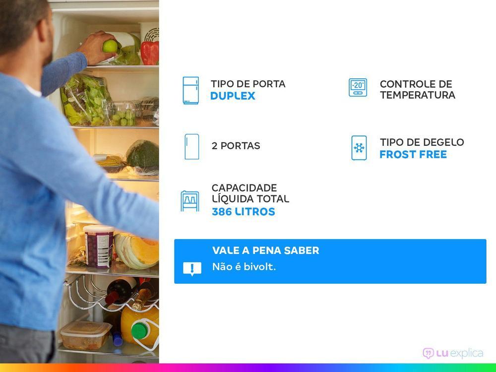 Geladeira/Refrigerador Consul Frost Free Duplex Branco 386L CRM44AB - 110V