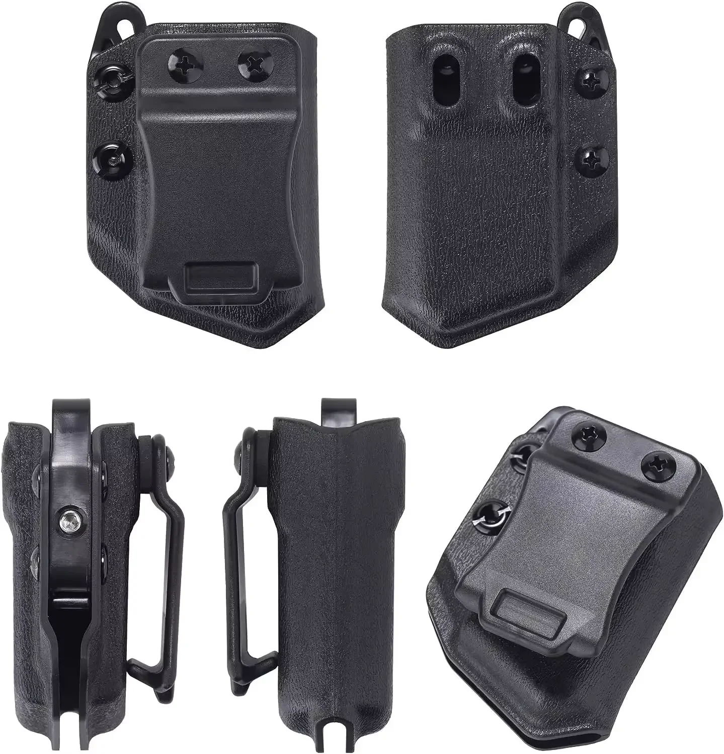 Camping 9mm Universal เข็มขัดคลิปเดี่ยว Double STACK นิตยสาร POUCH HOLSTER MAG Carrier สําหรับปืนปืนกลางแจ้ง CS เกม