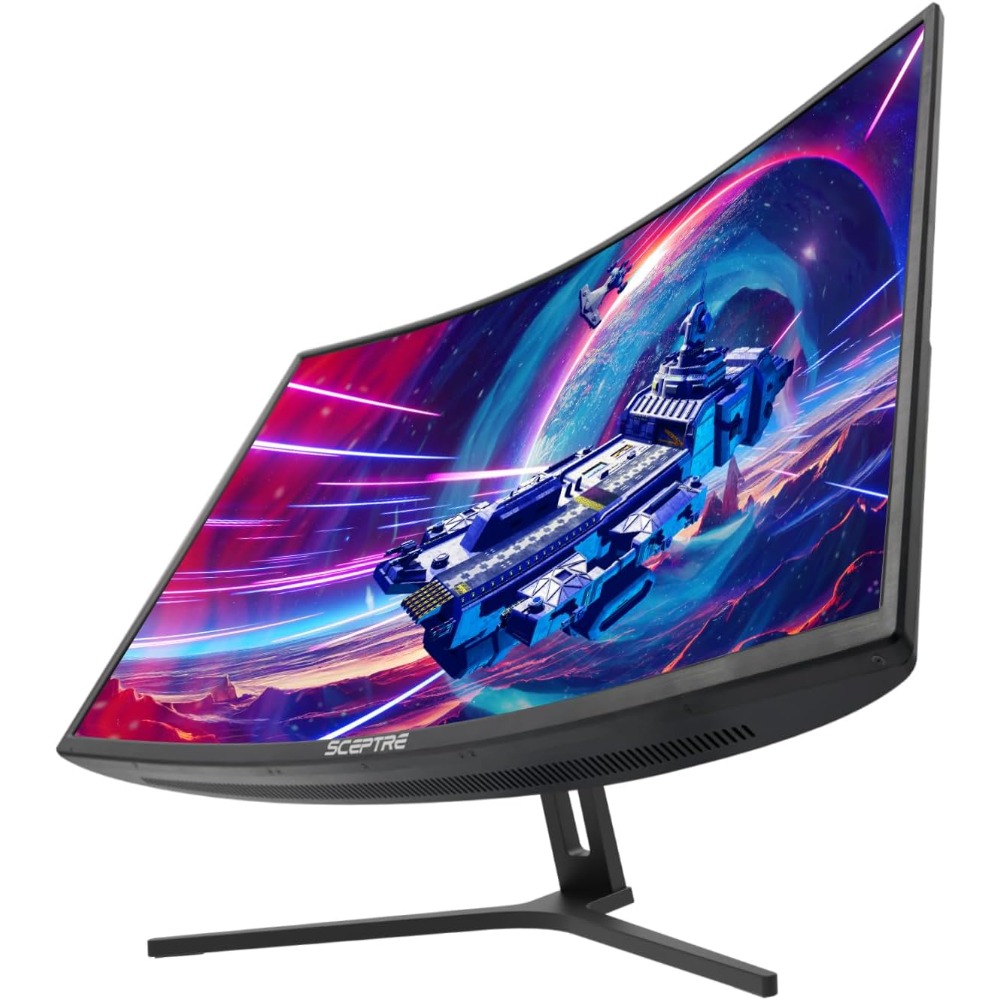 32-inch Curved Gaming Monitor Overdrive up to 240Hz DisplayPort 165Hz 144Hz HDMI AMD FreeSync Build-in Speakers,