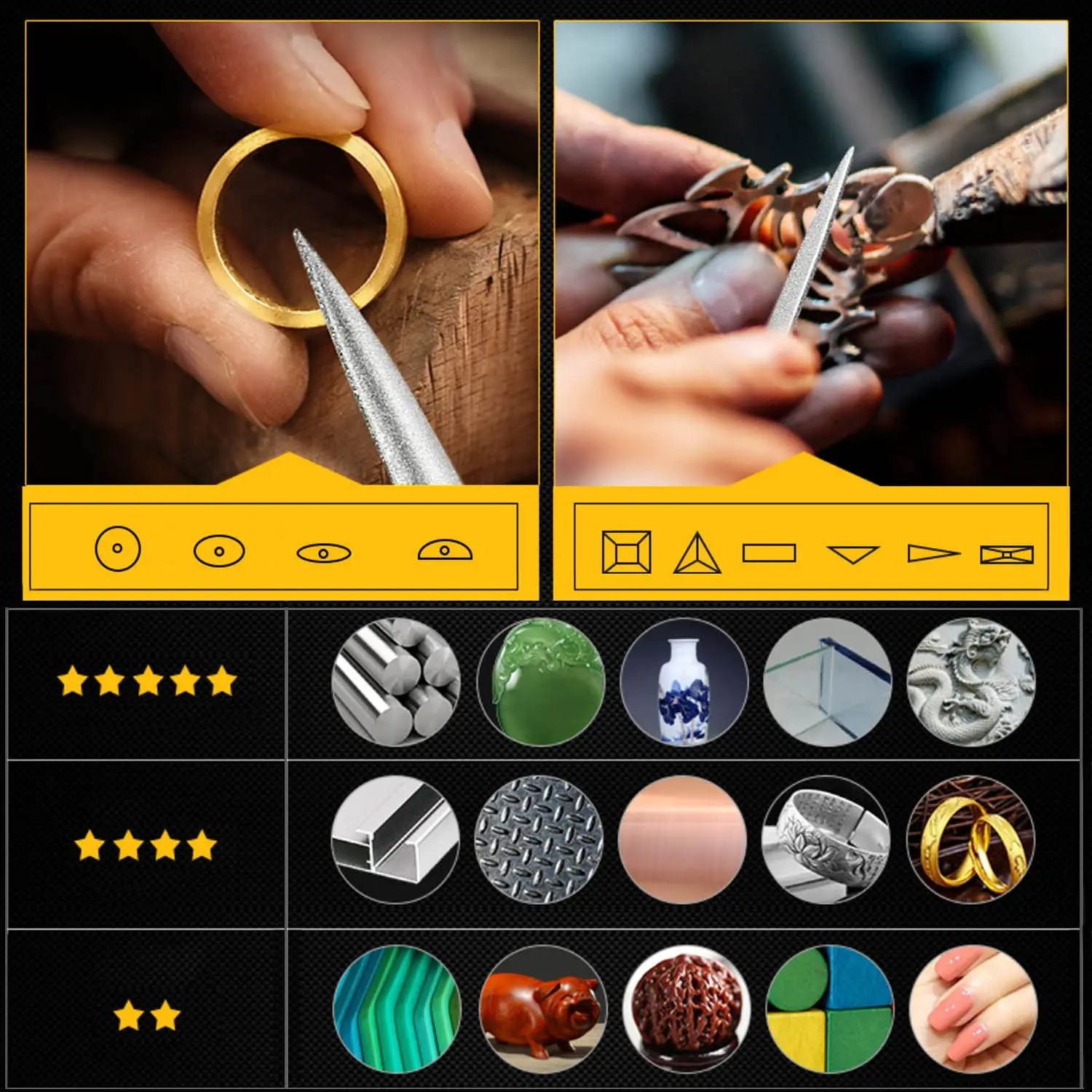 Creality Kit de ferramentas para impressora 3D Conjunto/remoção/acabamento/corte de filamento Acessórios para impressora 3D para limpeza, acabamento e corte