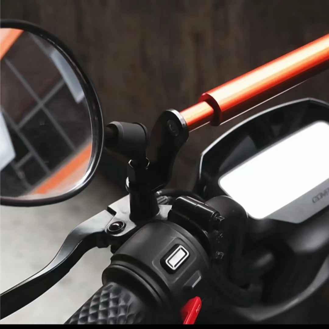 Längenverstellbare Verlängerungsstange für Motorrad, Roller, ATV, Halterung für Telefonhalter, Scheinwerfer, Balance Bar, Querstange