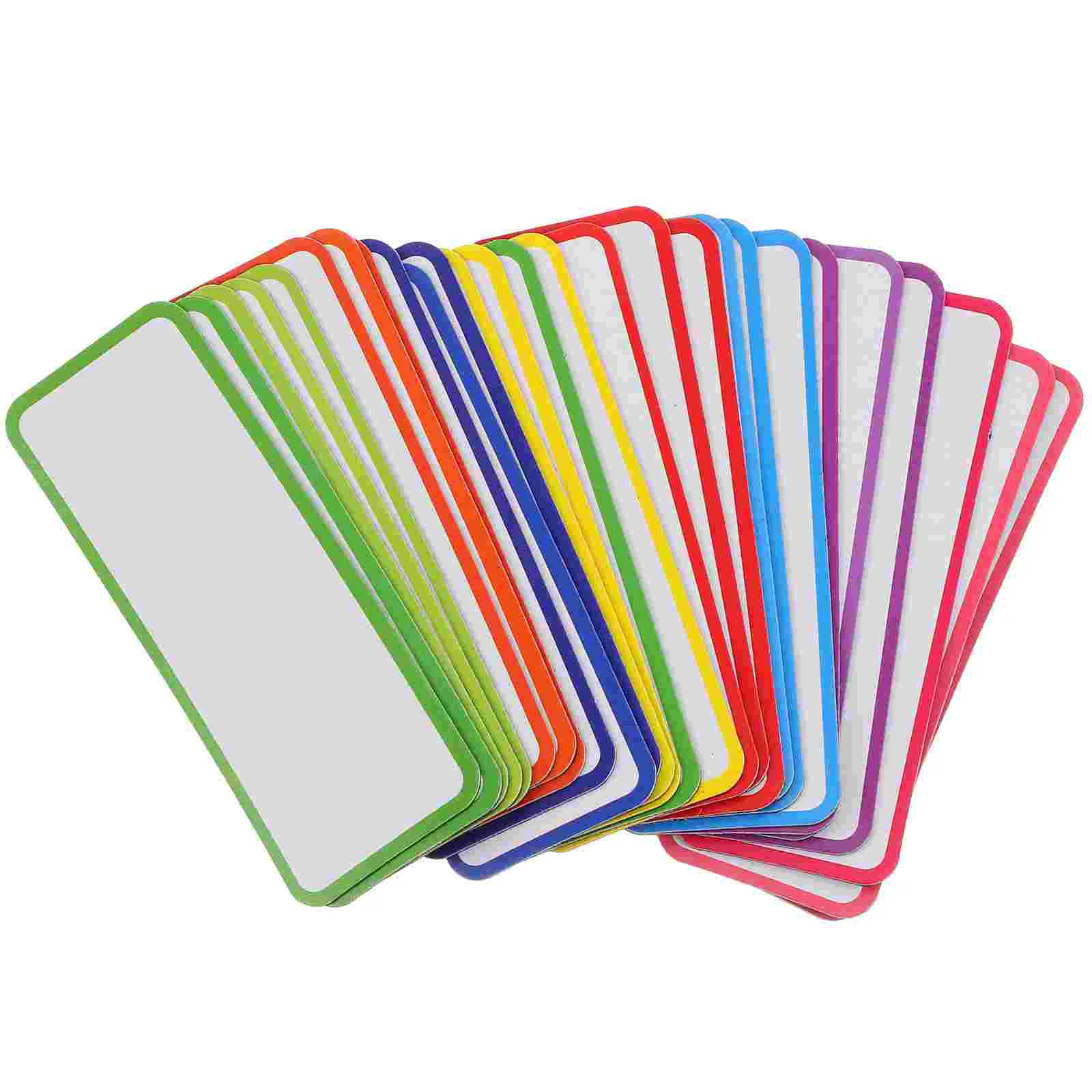 27 ชิ้น Magnetic Dry Erase Labels Magnetic Memo Plate Tags เขียนได้แท็กแม่เหล็กสําหรับคลังสินค้าไวท์บอร์ดแม่เหล็กป้ายสติกเกอร์