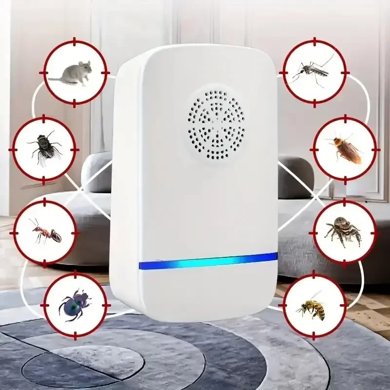 Safe Ultrasonic Pest Repellent Mouse Cockroach Mosquito Insect Repeller Effective Essential for Home Summer Pest Exterminato New