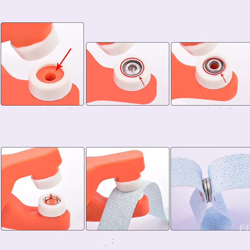 [YU]50/100PCS Plier Tool Metal Sewing Buttons Five-claw Buckle Metal Snap Buttons Clothes Stitch Free Fastener Sewing Tools