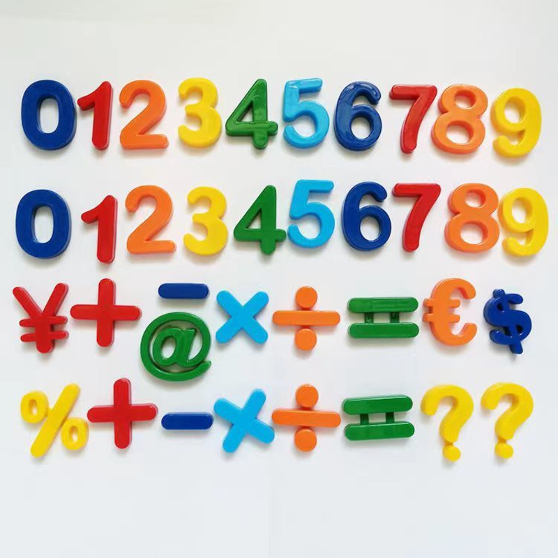 26 pezzi di lettere dell'alfabeto per l'apprendimento magnetico adesivi per frigorifero in plastica per bambini piccoli che imparano l'ortografia conteggio giocattoli educativi