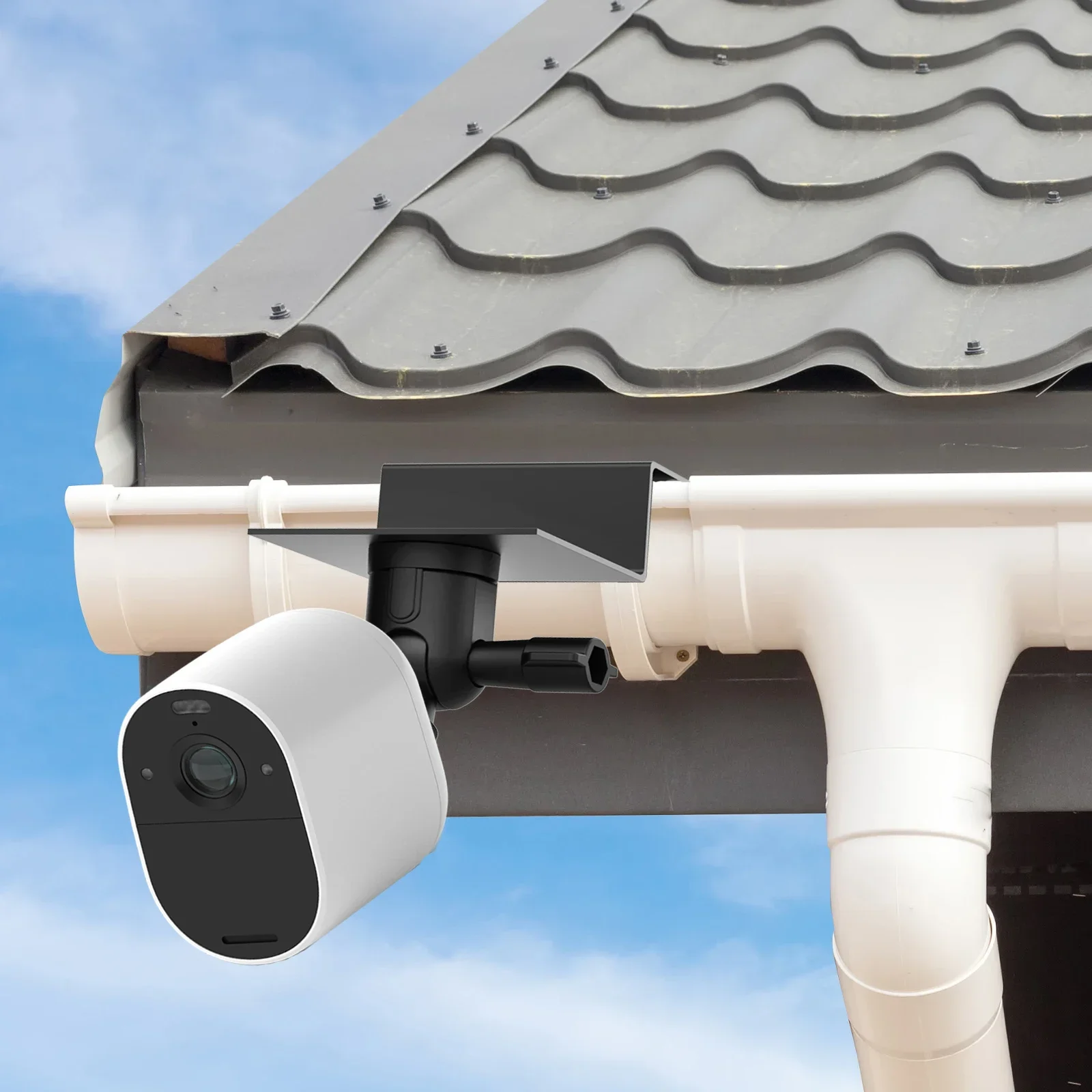 Chống Chịu Thời Tiết Ruột Ốp Cho Argus 2/Pro/Eco/Đi/Đi PT/PT/3/3 Pro/EufyCam S40 L20 L40/Chuông Cửa 2K/1080P/DualCamera (Đen)