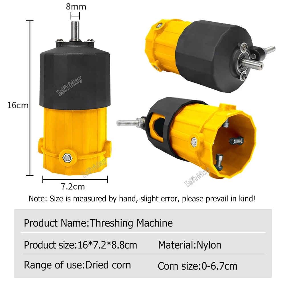 Efficient Corn Threshing Bract Grain Planer Separator Rotary Corn Thresher Electric Corn Peeling Tools