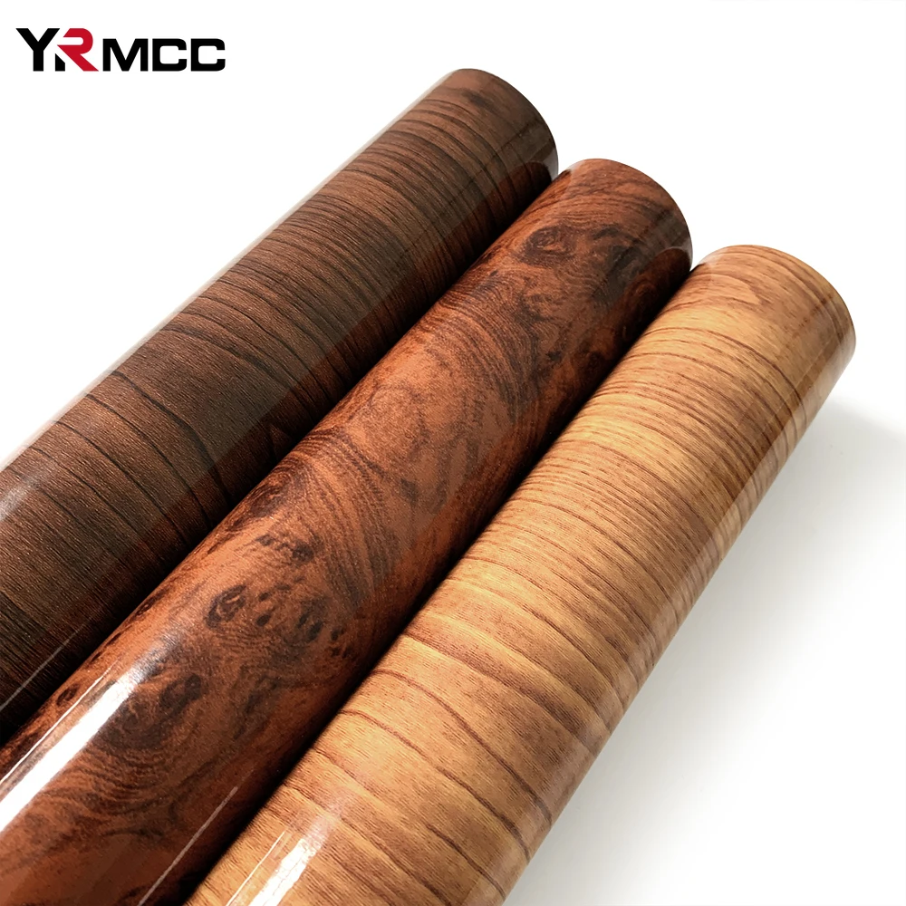 Pegatinas de grano de madera para coche, pegatinas con textura de grano de madera de PVC Interior, pegatina protectora de vinilo, película envolvente, pegatinas de estilismo para coche