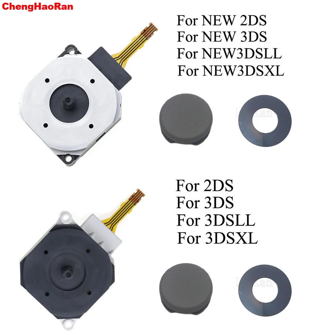 Reemplazo Original del palanca de mando analógica 3D para Nintendo nuevo 3DS nuevo 2DS XL 3DS XL para la nueva consola 3DS XL LL 2DS XL LL