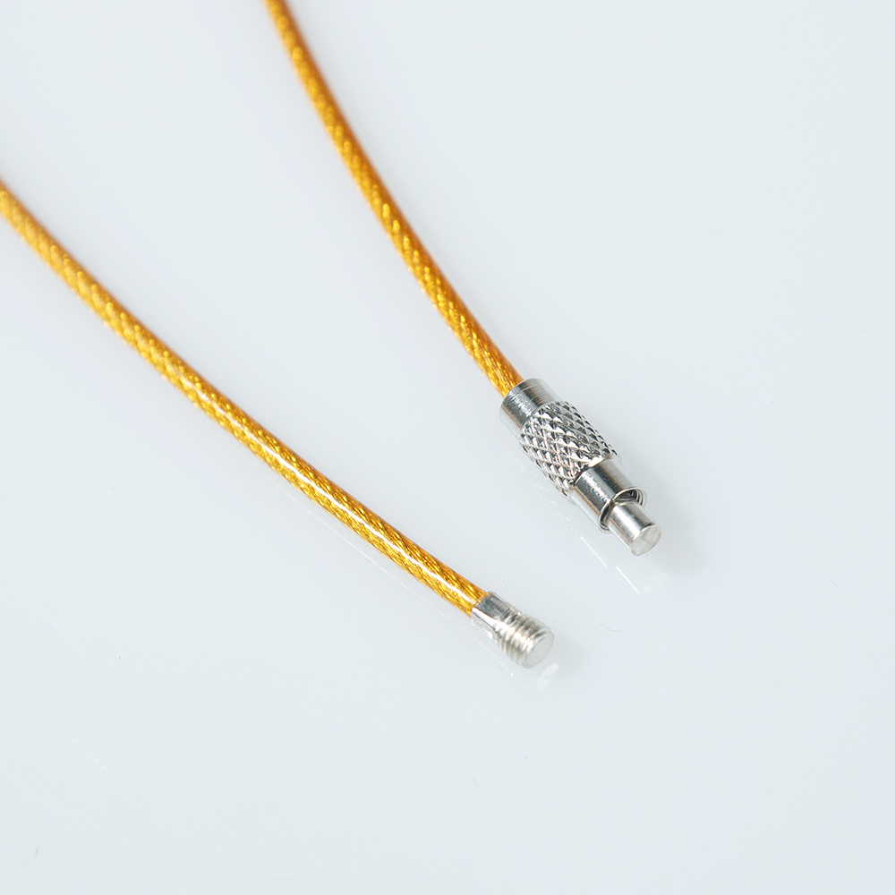 5 Cái Nhiều Màu Sắc EDC Móc Khóa Thép Không Gỉ Móc Neo Móc Khóa Ngoài Trời Dụng Cụ Dây Keyrings Cáp Dây Vít Khóa Móc Chìa Khóa