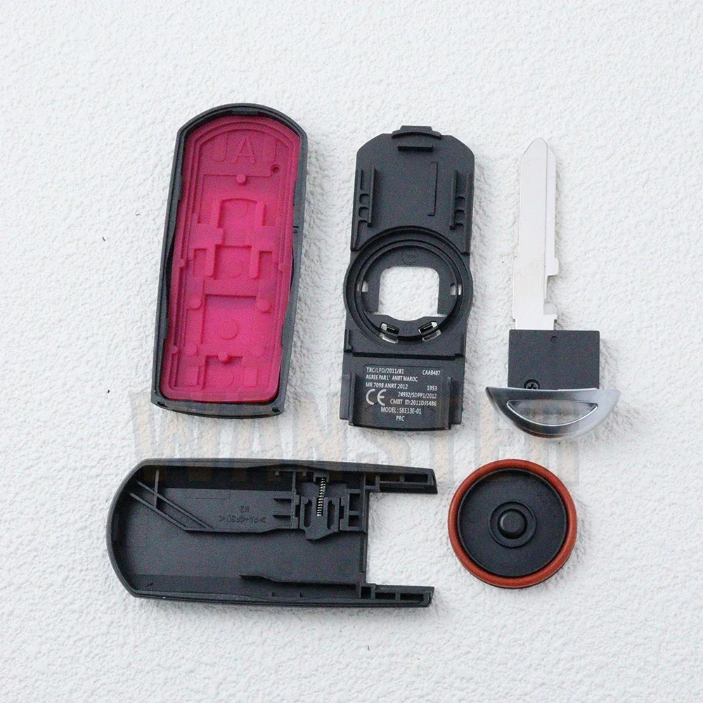 2 3 4 botones funda para llave de coche carcasa Fob para Mazda 3 5 6 CX5 CX7 CX9 CX-5 CX-7 CX-9 MX-5 Miata RX-8 X-5 Summit Axela Atenza M3 M6
