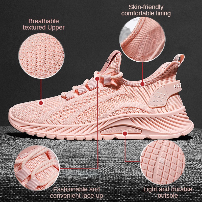 2023 ใหม่ผู้หญิงกีฬารองเท้าแฟชั่นผู้หญิงรองเท้าBreathable Ultra-lightตาข่ายHollowรองเท้าผู้หญิงรองเท้าสบายๆรองเท้าสําหรับสตรี