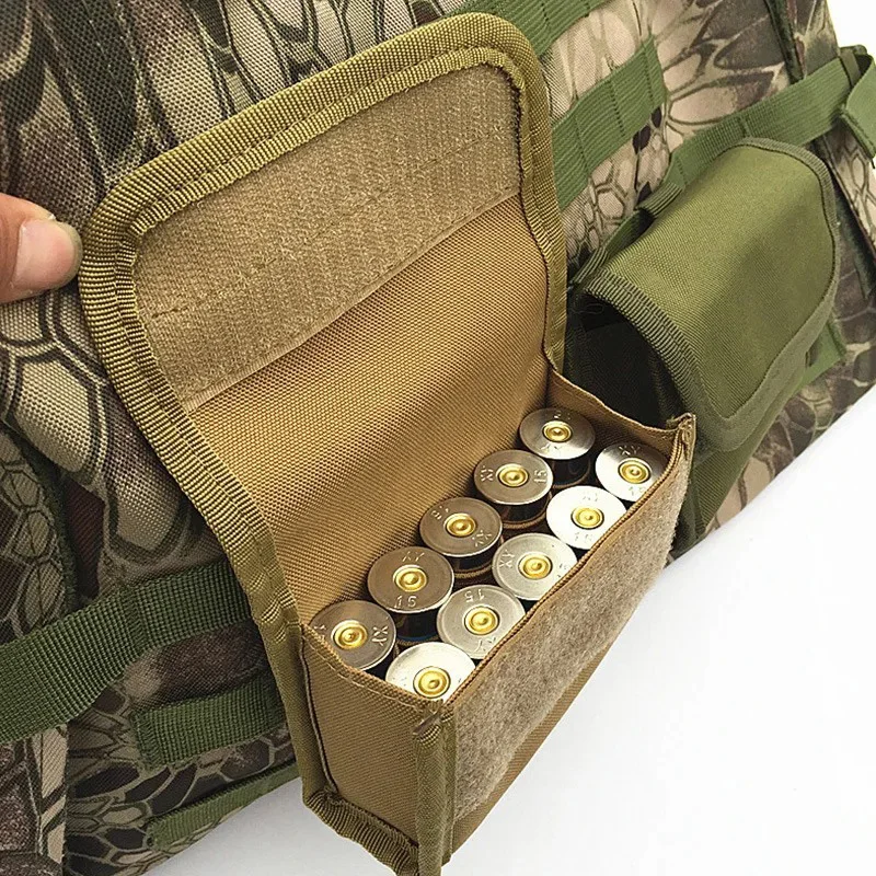 10 홀 야외 스포츠 다기능 12g 보관 가방 MOLLE 시스템 액세서리 가방 다기능 액세서리 허리 가방