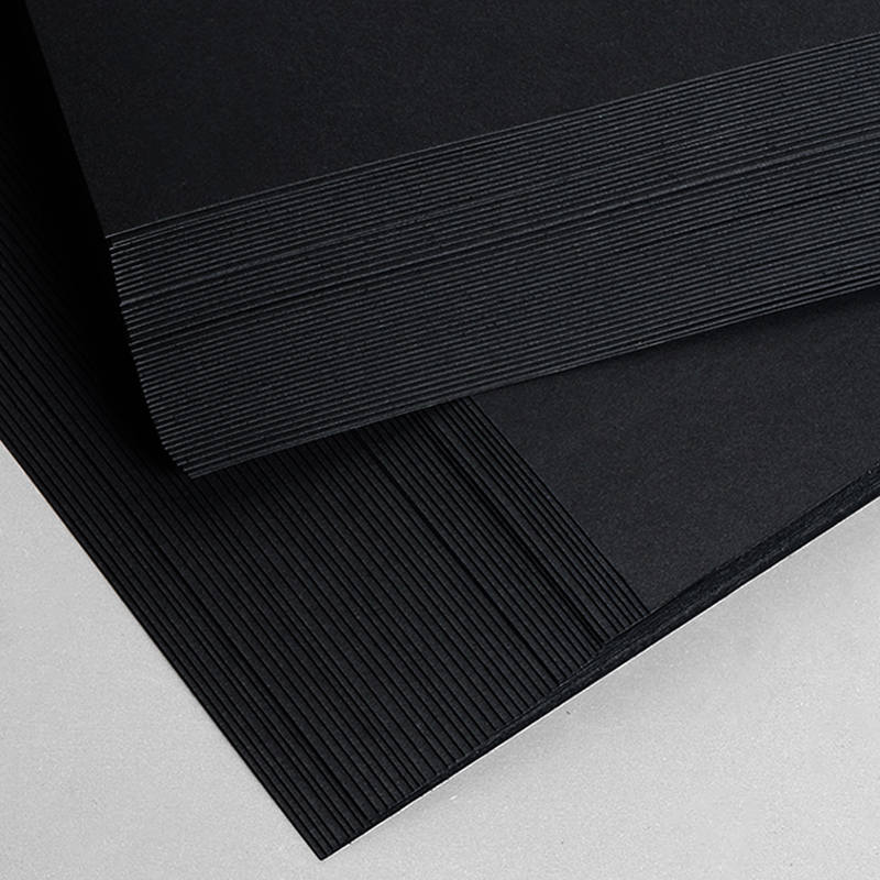 A4 Papelão Kraft Paper, Branco, Preto, Marrom, Pintura Artesanal DIY, Pacote Aquarela, Impressora a Laser Jato de Tinta, 50 Folhas, 120g