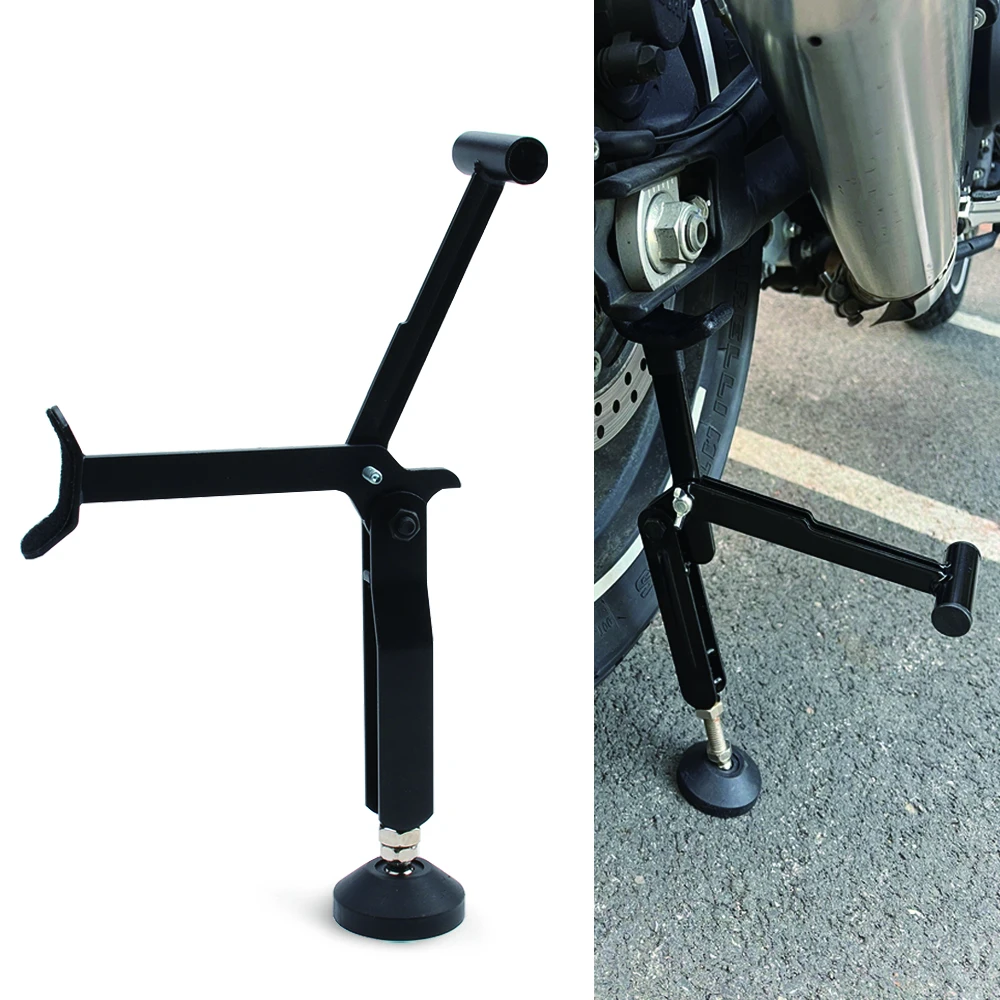 Quadro para motocicleta universal dobrável suporte de elevação quadro dobrável suporte de elevação pesado guindaste estável