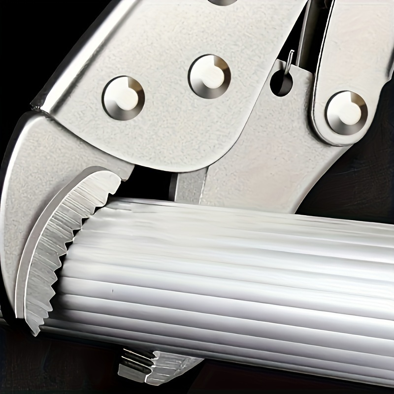 Alicate de travamento resistente com braçadeira frontal de metal ajustável para reparos de marcenaria e soldagem - Alicate de pressão multifuncional
