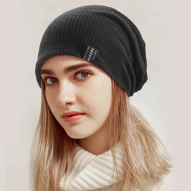 2 unid/set de gorro tejido para hombre, gorro de felpa cálido, Color sólido, estilo informal para otoño e invierno de 2025, necesario cálido para exteriores