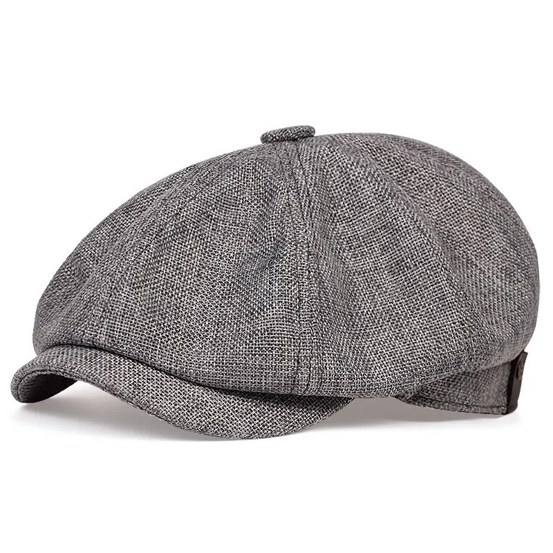 Nieuwe Mode Krantenjongenspet Heren Twill Katoenen Hoed 8-paneels Hoed Baker Caps Retro Gatsby Hoeden Casual Merk Cap Baret voor schilder hoed