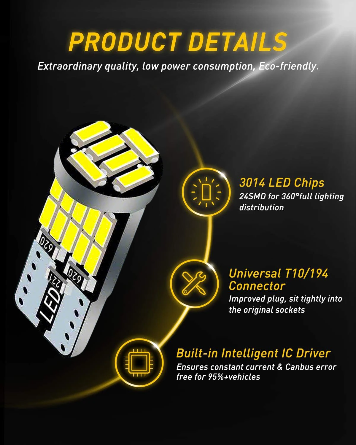 10-40 STKS T10 W5W LED Lamp CANBUS Geen Fout 12 V 4014-26SMD 400LM 6500 K Super Heldere Witte Auto-interieur Dome Deur Kaarten Kofferbak Verlichting