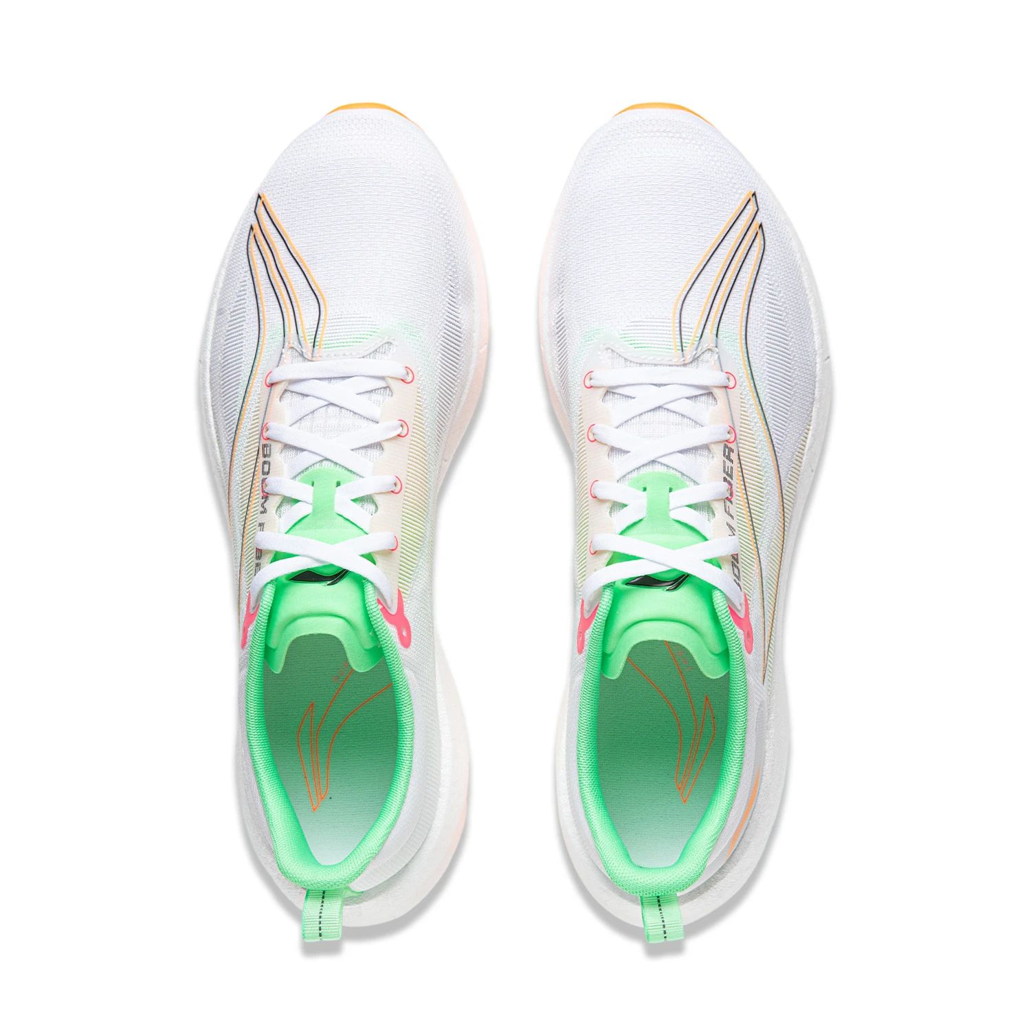 Li-ning hombres SUPER LIGHT 21 zapatillas ligeras para correr cojín transpirable BOOM FIBRA zapatos deportivos usables zapatillas antideslizantes ARBU001