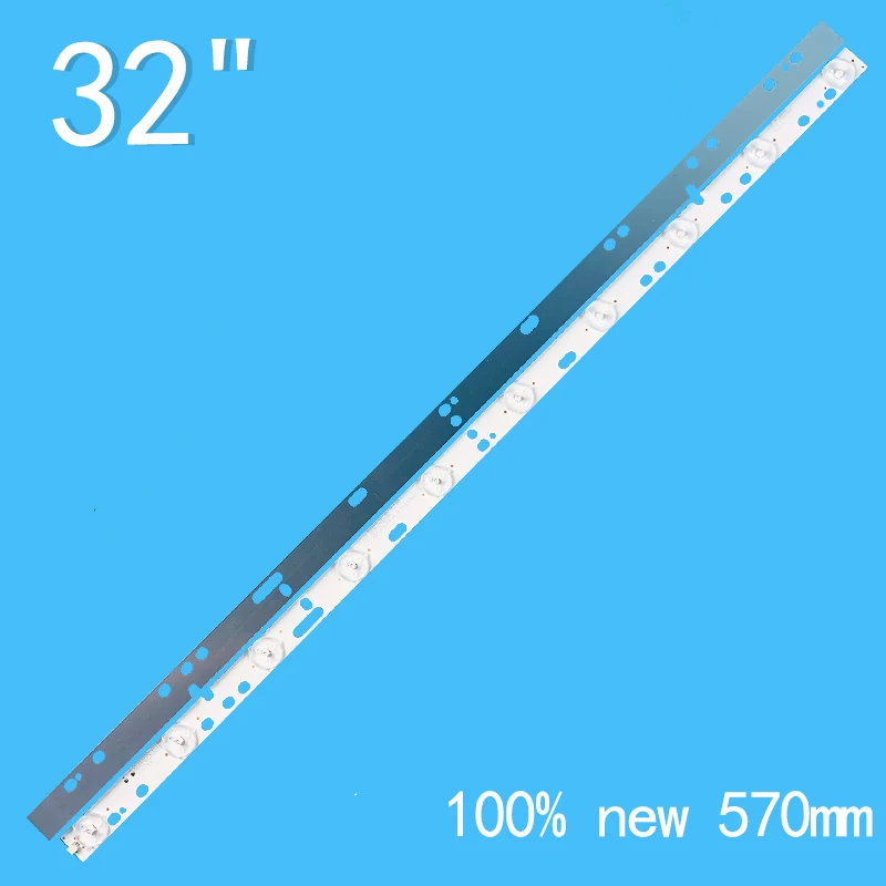 32インチテレビ用の新しい2ピース/ロット570 KJ315D10-ZC14F-03 10leds 3v d304phb01f5b DG315D10-ZC14-03 pn503df315033 pn503df315034