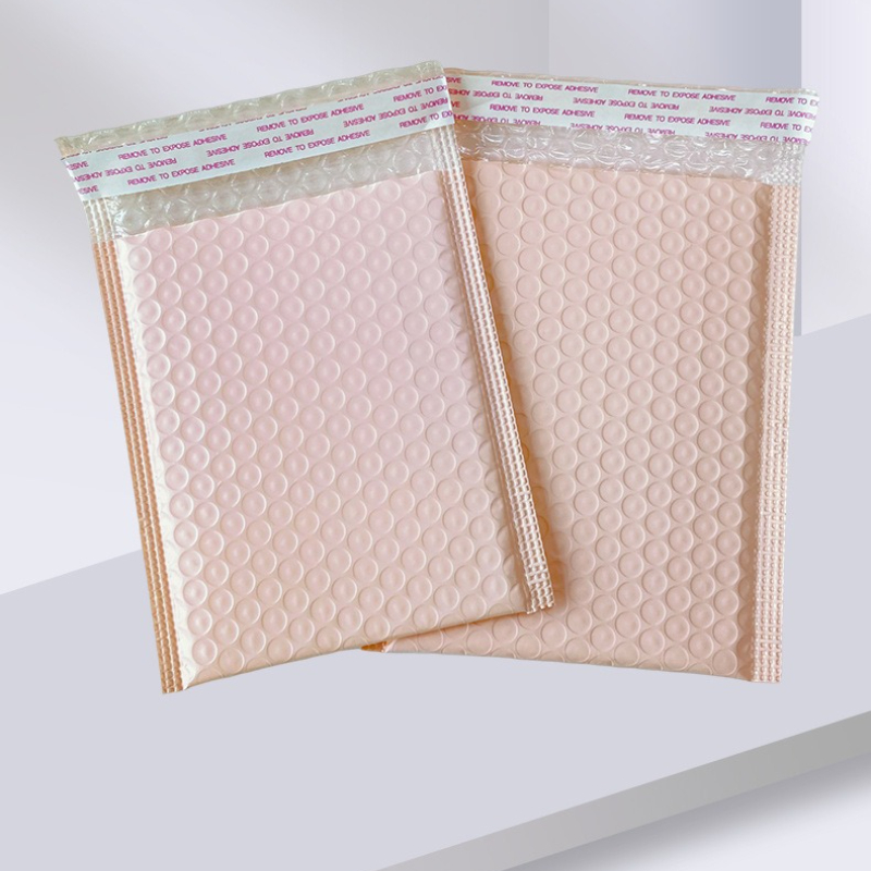 10 pçs saco de envelope de bolha rosa bolha auto selo sacos de correio envelopes acolchoados pacote para presentes