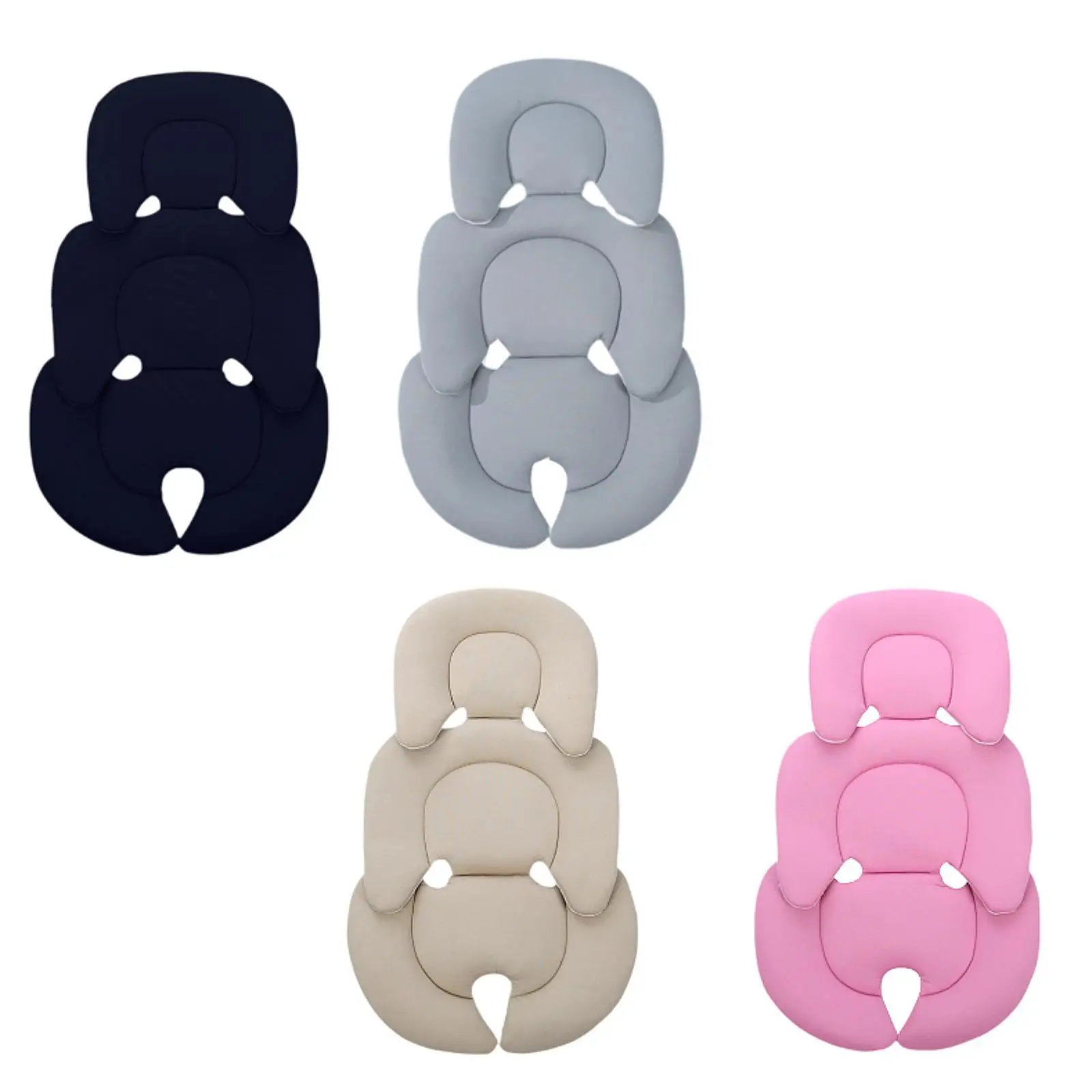 Cojín para cochecito de bebé, cómodo cojín de inserción de asiento para cochecito de coche