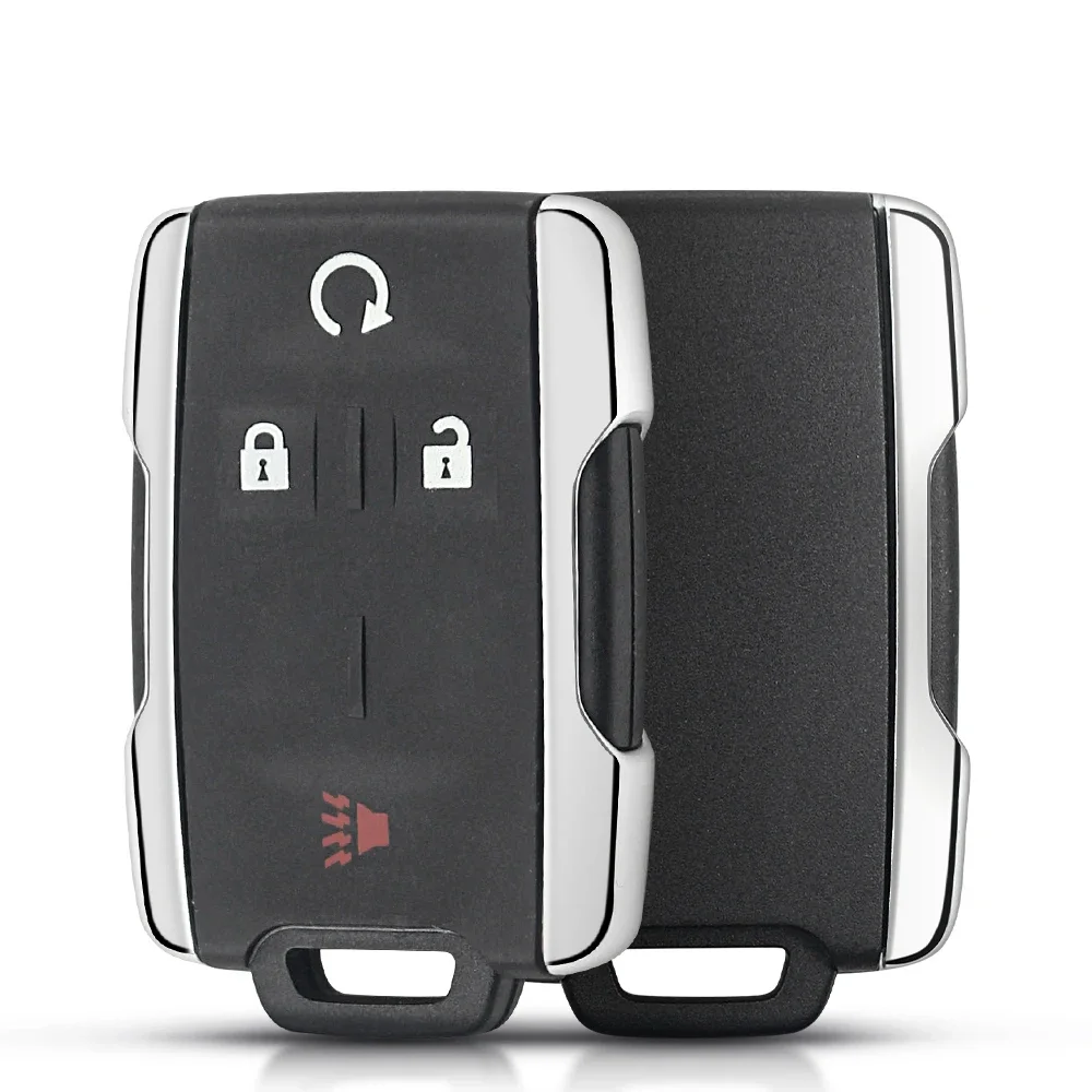 KEYYOU スマートリモートキーシェルケースシボレーシルバラード 1500 3500 2500 コロラド GMC シエラキャニオンタホ 2014-2106 2017 2018