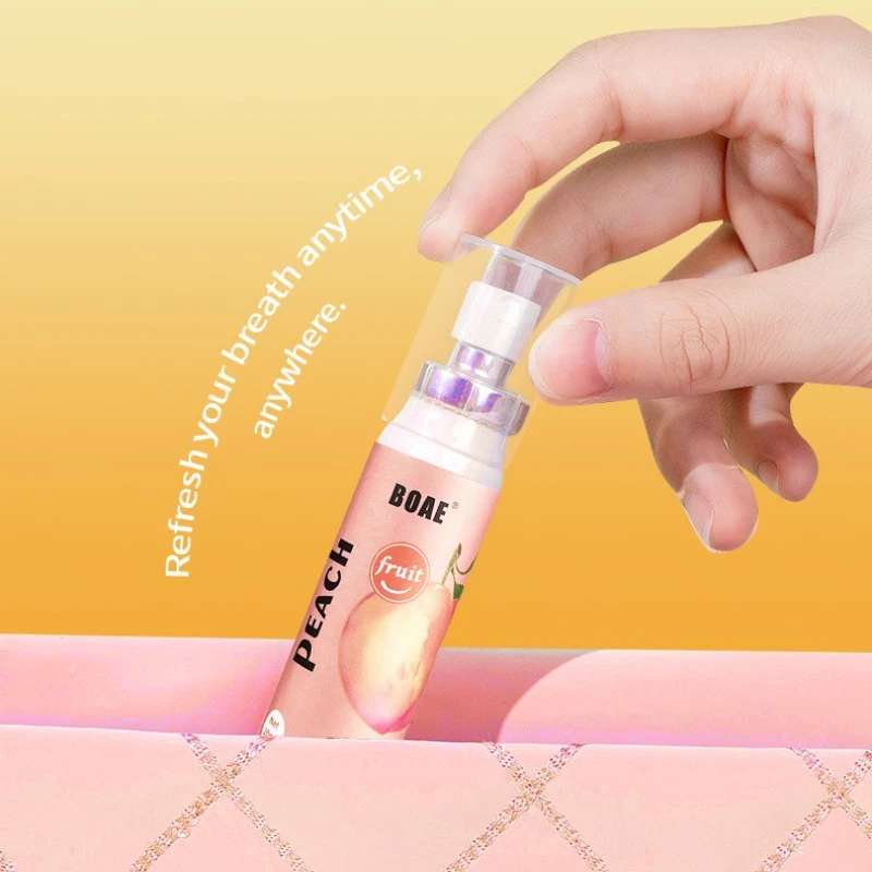 Spray oral fresco 20ml, spray antibacteriano para cuidados com as gengivas, spray desodorizante portátil com fragrância de longa duração para cuidados de saúde bucal