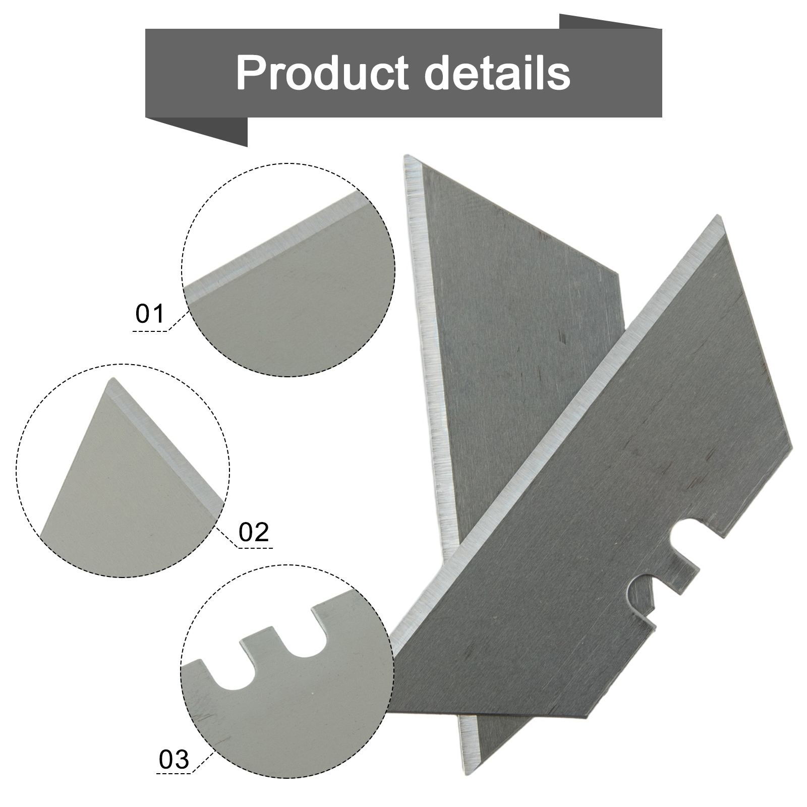 30 pezzi Set lama trapezoidale lama di ricambio Art Craft CutterTool forniture per ufficio multifunzione forniture per intaglio multifunzione