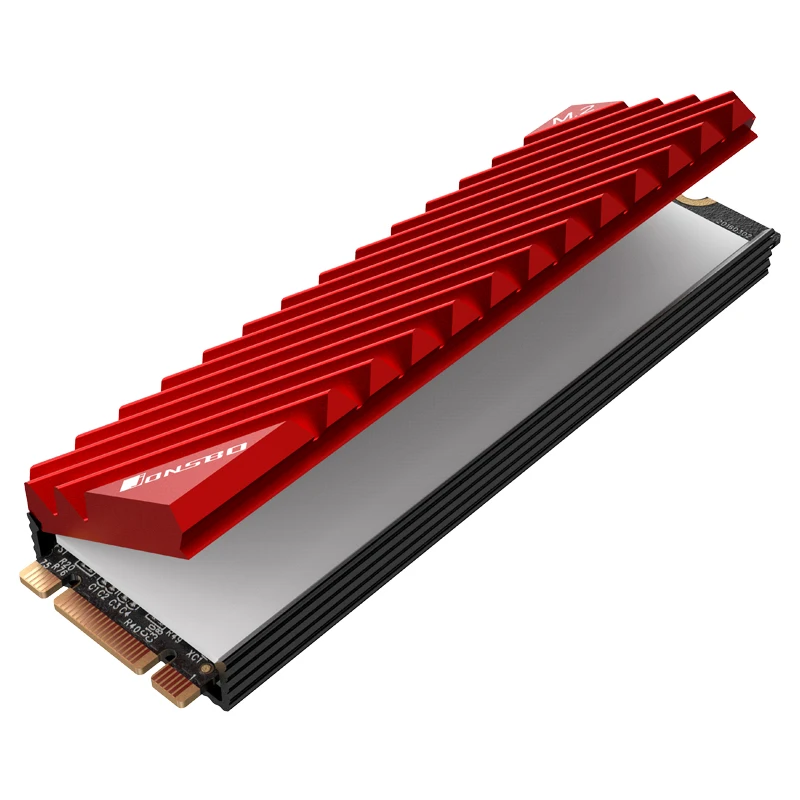 JONSBO M.2 SSD NVMe ความร้อน 2280 Solid State Hard Disk ฮีทซิงค์อลูมิเนียมพร้อมแผ่นความร้อน PC อุปกรณ์เสริม