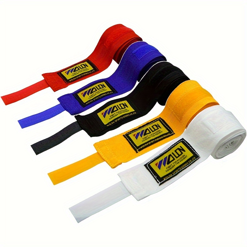 2PCS 1.5/2/3/5M Boxing Training Bandages Cotton Sports Bandages Sanda Kick Boxing Mma Hand Gloves Wraps Belt Boxing Sports Strap