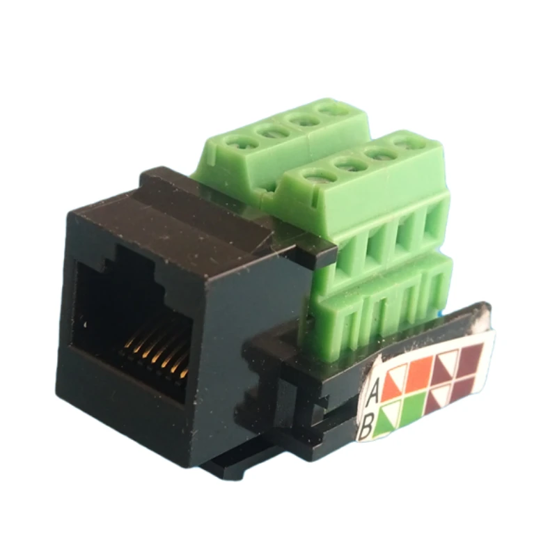 5 шт. RJ45 CAT5e Ethernet Keystone jack зажим проводной модульный настенный штекер, черный, белый