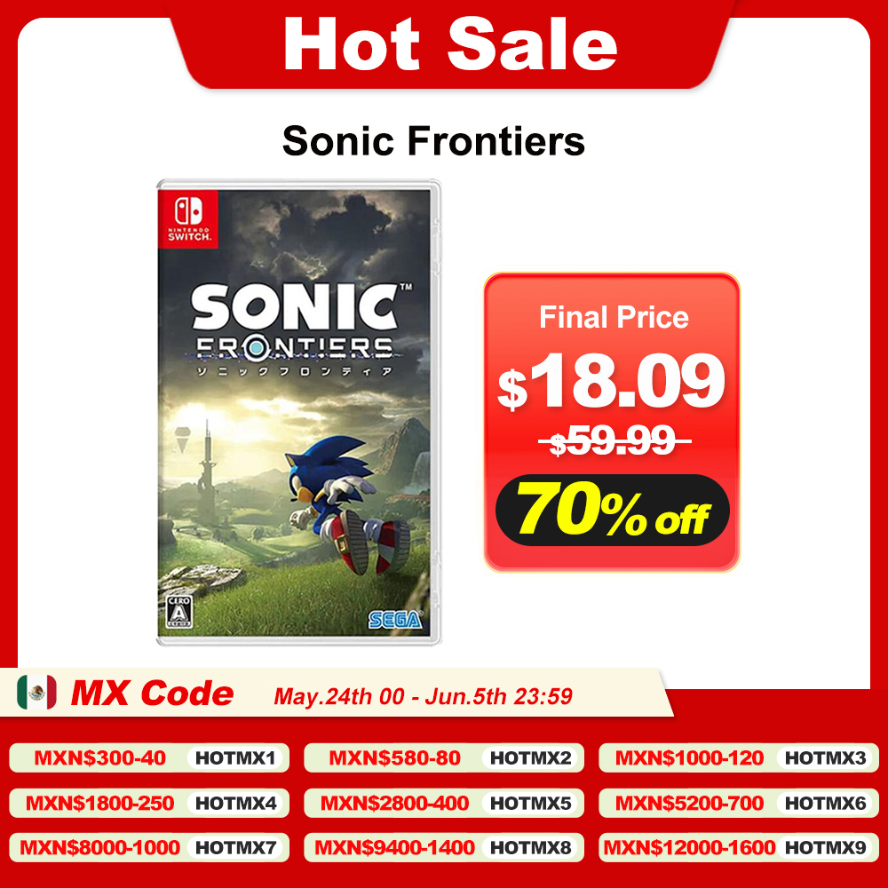 Sonic Frontiers игры на нинтендо switch, Игровая приставка Nintendo Switch, 100% физическая игровая карта, экшн-жанр для Switch OLED Lite, игровая приставка