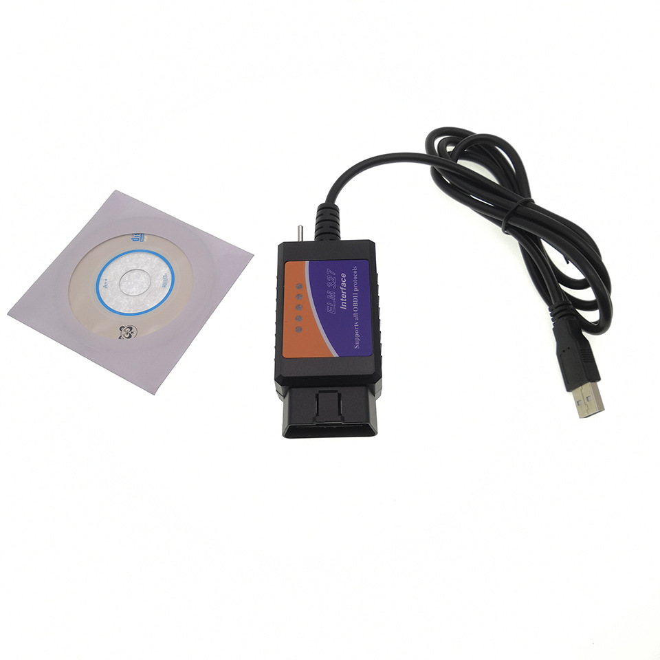 ELM327 USB с функцией интерфейса переключателя, красная плата CH340+25K80