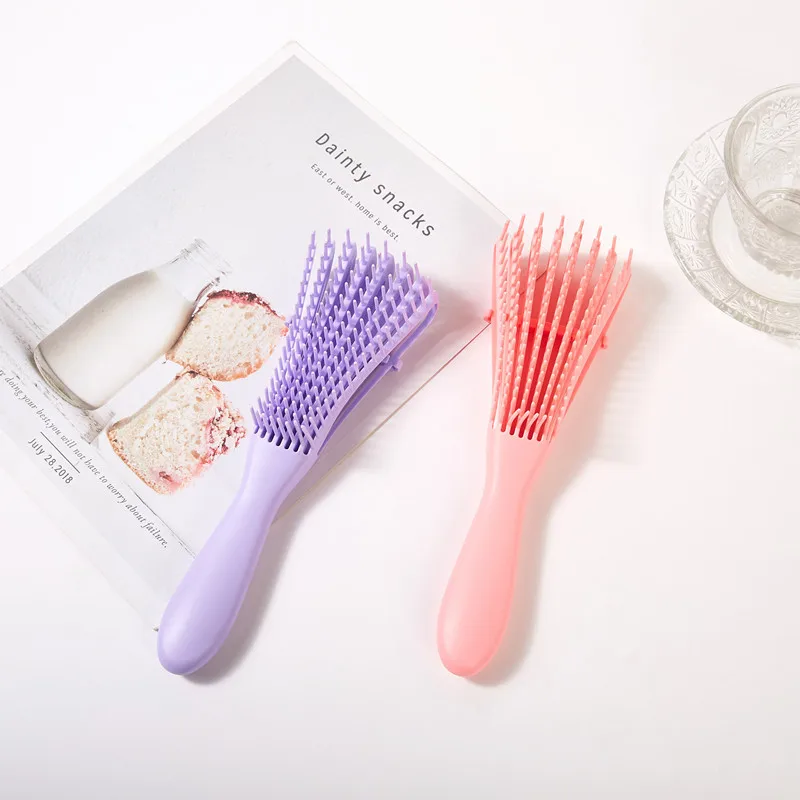 헤어 브러시 Detangling Brush 두피 마사지 헤어 빗 Detangling Brush For Curly Detangler 헤어 브러시 여성 남성 살롱