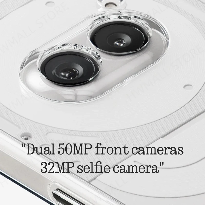 Versão global nada telefone (2a) MTK Dimensity 7200 Pro 50MP Câmera principal 6,7 ”120Hz Tela AMOLED 45W Carga 5000mAh Bateria