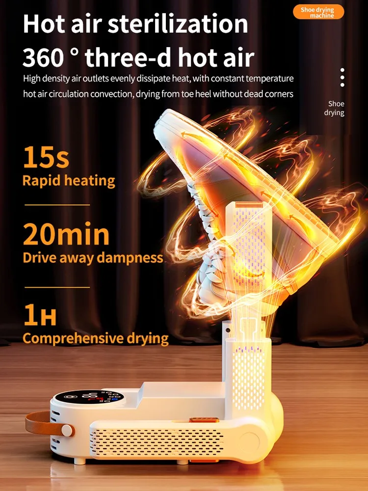 Electric drying Shoe Dryer Dual V bracker Multifunction UV Foot Boot Dryer Eliminate Odor Fast Drying Boot Deodorizer 220V Dryer