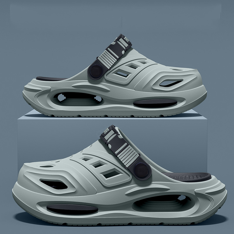 Мужская и женская обувь Eyriphy со съемными стельками, нескользящие утолщенные тапочки с мягкой подкладкой, модные дышащие сандалии