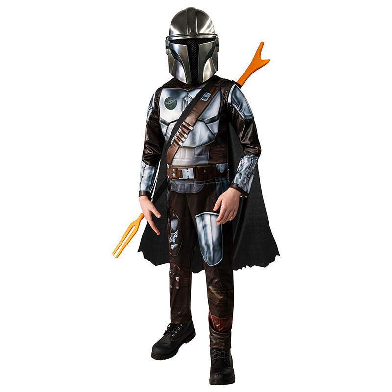 Jungen Classic Movie Mandalorian Beska Armor Kinder Cosplay Kleidung Halloween Maske Geschenk