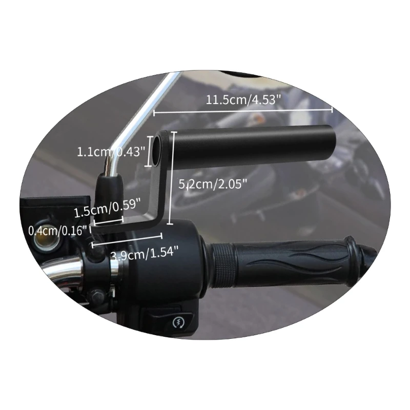 Espejo retrovisor Universal para motocicleta calidad, soporte expansor, adaptador soporte, espejo expansión