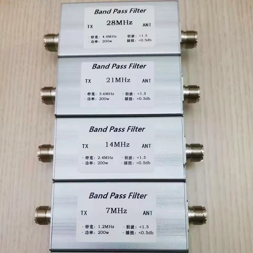 Kurzwelle 7 MHz 14 MHz 18 MHz 21 MHz 24 MHz 27,5 MHz 28 MHz Hochisolations-Bandpassfilter BPF Anti-Interferenz erhöhen die Empfindlichkeit