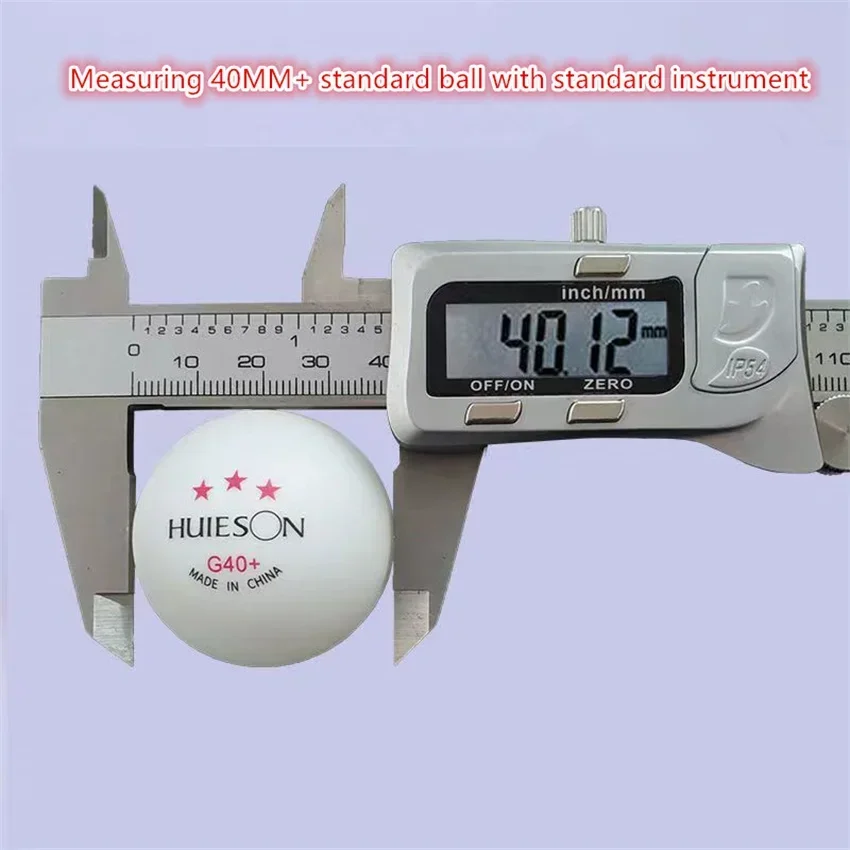 Huieson 3 スター G40+ 卓球ボール ABS+ プロフェッショナルボール ITTF 標準 2.8 グラム卓球競技用マルチボールトレーニング