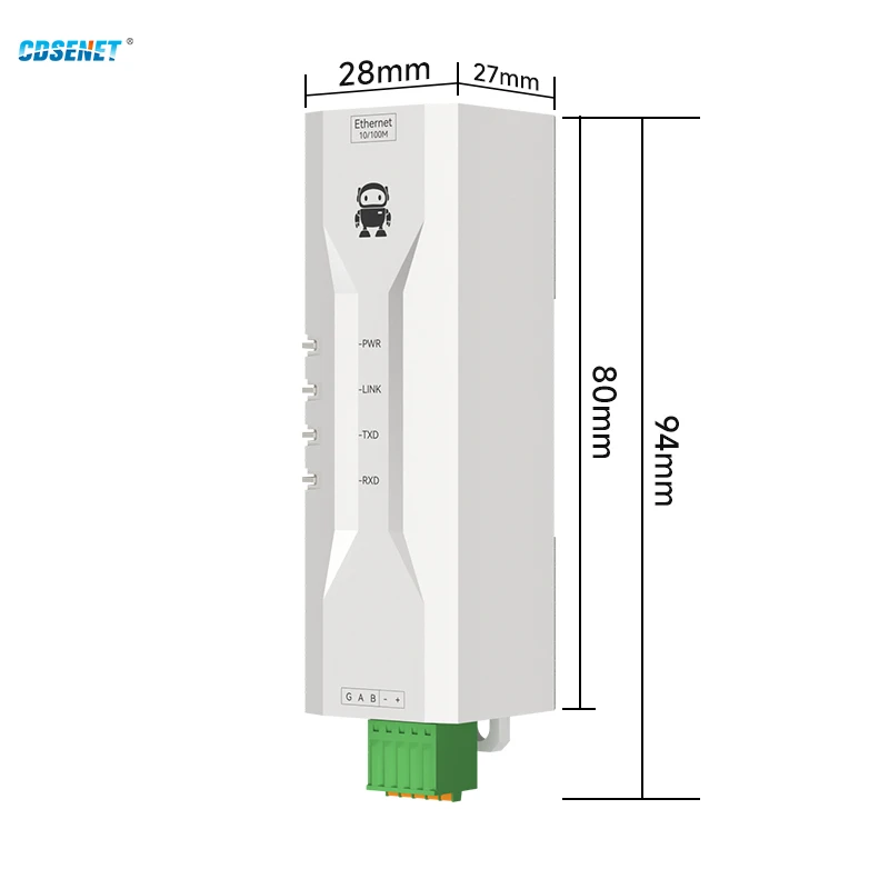 RS485 zu Ethernet Serial Server Modbus Gateway TCP/UDP CDSENET NE2-D11P RS485 Stromsignalisolierung IMQTT HTTP DNS DIN-Schiene