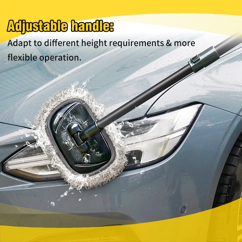Neue Auto Waschen Mopp Reinigung Pinsel Teleskop Langen Griff Reinigung Mopp Versenkbare Gebogen Bar Auto Waschen Pinsel Auto Reinigung Werkzeuge