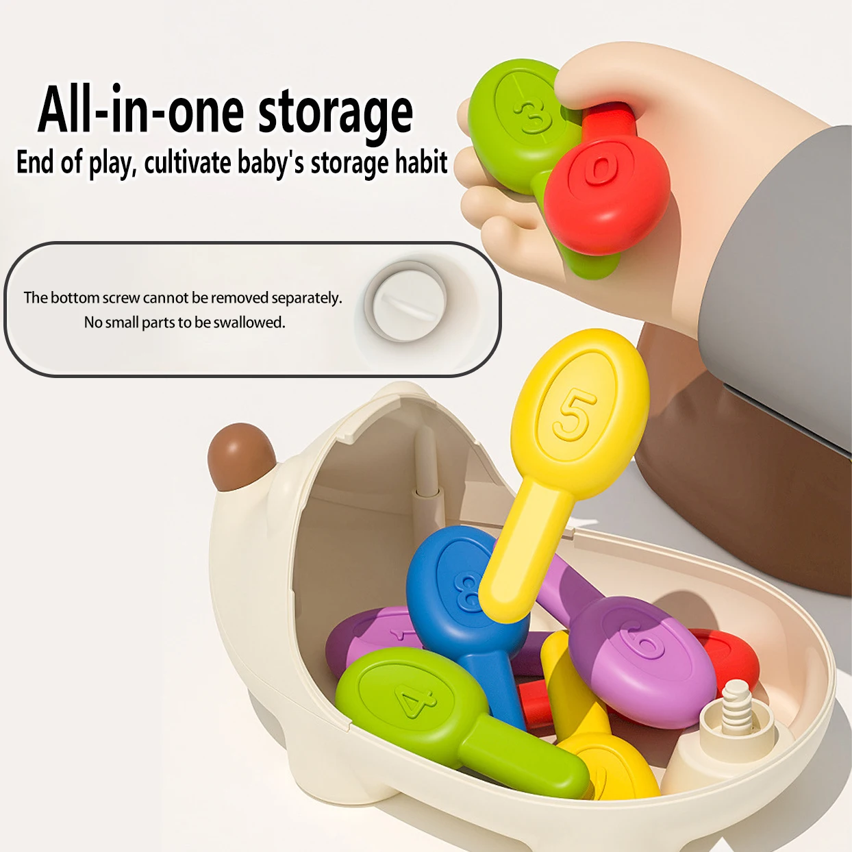Montessori ouriço brinquedos bebê concentração treinamento educação brinquedos motor fino sensorial brinquedo educativo para crianças presentes de aniversário