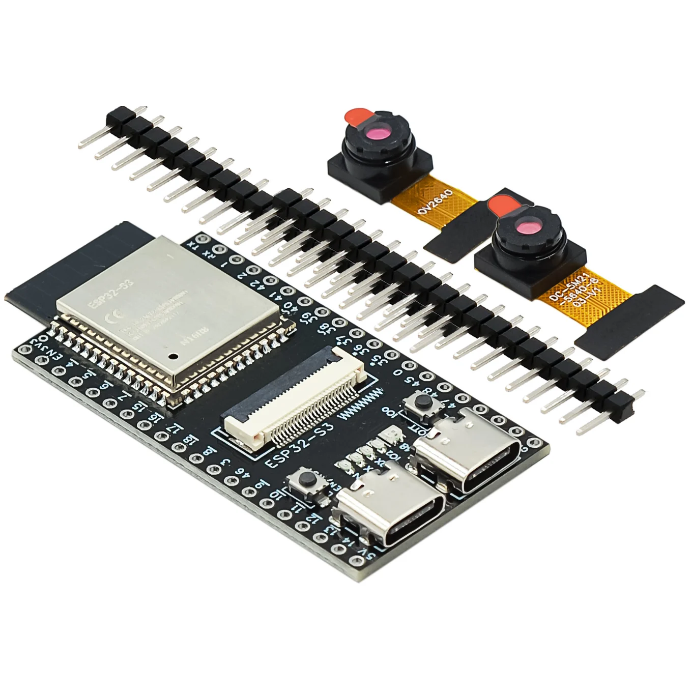Tablero de desarrollo de cámara ESP32-S3 WROOM N16R8 WiFi + módulo Bluetooth OV2640/5640 Cámara